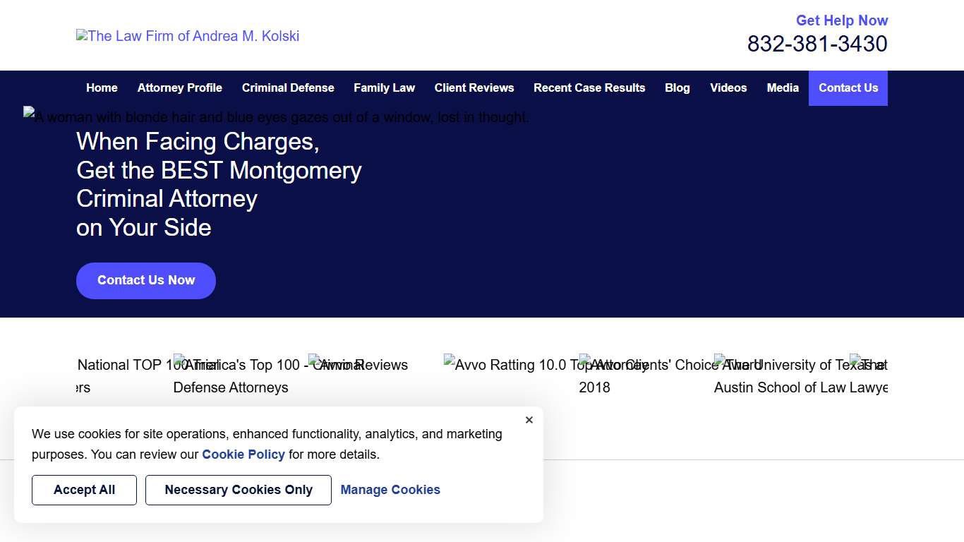 Montgomery County Jail Roster | Woodlands Criminal Lawyer The Law Firm of Andrea M. Kolski